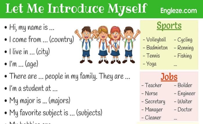 my self introduction